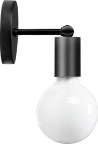 Wandlamp Metaal Zwart Mat 392205
