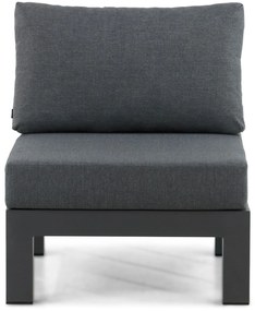 Loungeset 6 personen Aluminium/Teak Grijs Lifestyle Garden Furniture Vittoria