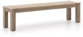Picknickbank ROUGH  | Teakhout | 3 personen | Tuinbank Old Teak Greywash | 170cm | Kees Smit Tuinmeubelen