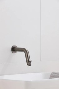 Saniclear Iron inbouw toiletkraan verouderd ijzer - gunmetal