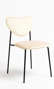 Cora stoel van zwart fluweel