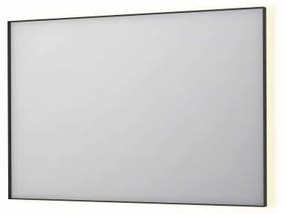 INK SP32 spiegel - 120x4x80cm rechthoek in stalen kader incl indir LED - verwarming - color changing - dimbaar en schakelaar - mat zwart 8410070