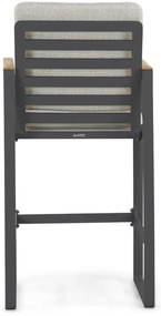 Barstoel Aluminium Grijs-antraciet Lifestyle Garden Furniture Faro