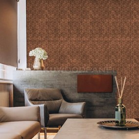 Decoratief Houten Wandpaneel | Lobelia Smoked Brown | 60×60 cm | Amerikaans Notenhout