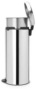 Brabantia NewIcon Pedaalemmer - 30 liter - metalen binnenemmer - brilliant steel 114762