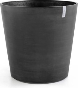 Ecopots bloempot Amsterdam Wheels 80 - Rond - Dark Grey - Diameter 80 x H74,2 cm