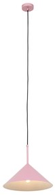 Design hanglamp roze driehoek - Triangolo