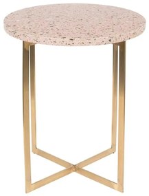 Zuiver Bijzettafel Luigi Rond Roze