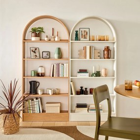 Boogboekenkast, eikenfineer, ondiep, MATHÉO