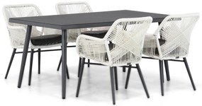 Tuinset 4 personen 170 cm Rope Wit Lifestyle Garden Furniture Advance/Valencia