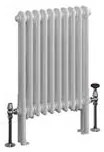 Eastbrook Imperia 2 koloms radiator 45x60cm 639W wit glans