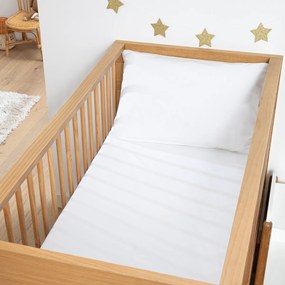 Hoeslaken voor babybed, perkalkatoen, omslag 17 cm