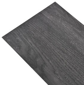 vidaXL Vloerplanken niet-zelfklevend 4,46 m² 3 mm PVC zwart