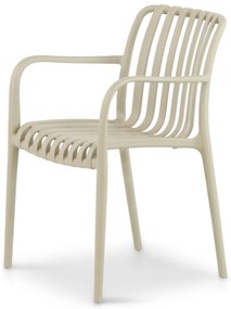 Tuinset 4 personen 160 cm Kunststof Taupe Domani Furniture Vento/Weston