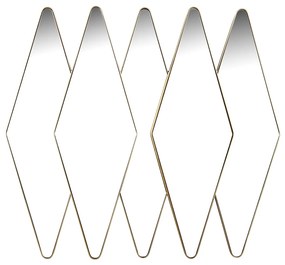Dutchbone Kyoko Messing Spiegel Ruit Vorm - 77x70cm