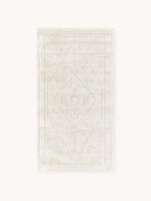 Handgeweven viscose vloerkleed Shaila