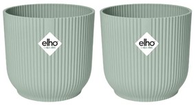 2x Pot elho Vibes Fold Round groen