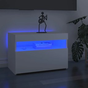 vidaXL Tv-meubelen 2 st met LED-verlichting 60x35x40 cm wit