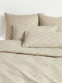 Katoenen dekbedovertrek Milano met grafisch patroon