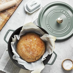 Staub La Cocotte Cocotte 24 cm / 3,7 l, Rond, eucalyptus - La Cocotte - Staub