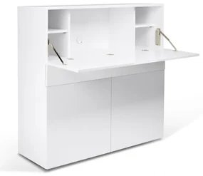 TemaHome Focus Moderne Secretaire Wit - 110x42x109cm.