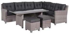 Garden Impressions Jaru lounge dining set R - extra luxe kussens