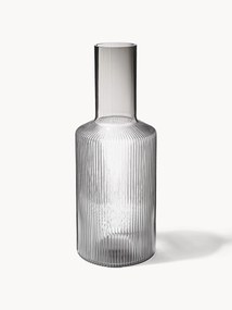Mondgeblazen karaf Ripple met reliëfpatroon, 1 L