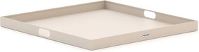 Dienblad voor buiten en binnen | Manifesto | Aluminium | Taupe/Bruin | 70x70cm | Kees Smit Tuinmeubelen
