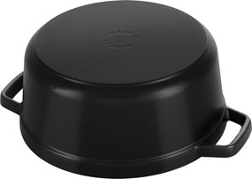 Staub La Cocotte Cocotte 22 cm / 2,5 l, Rond, Zwart - La Cocotte - Staub
