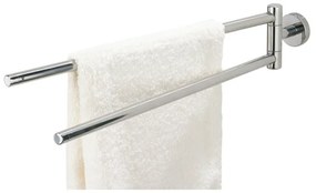 Tiger Boston Handdoekhouder - 51cm - dubbel - draaibaar - geborsteld RVS 308730346