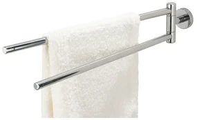 Tiger Boston Handdoekhouder - 51cm - dubbel - draaibaar - geborsteld RVS 308730346