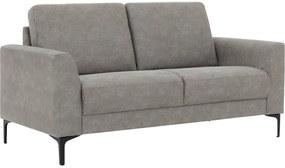 Goossens Bank Dallas grijs, micro leer, 2,5-zits, modern design