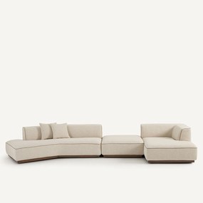 Open hoekbank XL bouclette, JACOPO