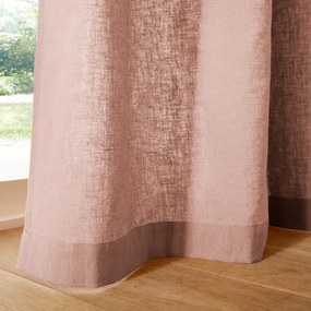 Gordijn in halflinnen met oogjes, Lincot