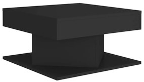 vidaXL Salontafel 57x57x30 cm spaanplaat zwart