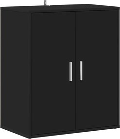vidaXL Schoenenkast 60x35x70 cm bewerkt hout zwart