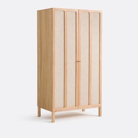 2-deurskast, essenfineer en linnen, Esmara