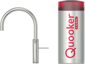 Quooker Fusion round met COMBI boiler 3-in-1 kokendwaterkraan RVS
