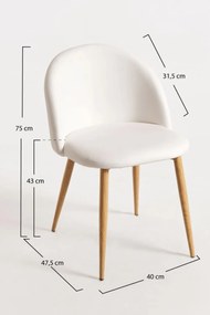 Set 4 Vint Kunstlederen Stoelen