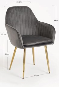 Chic Gouden Stoel
