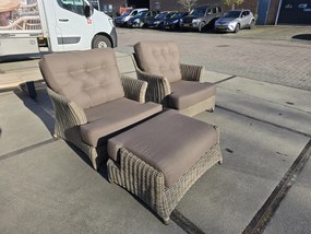 Showroommodel Julie Valentine lounge balkonset 3-delig pure