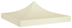 vidaXL Partytentdak 270 g/m² 2x2 m crème