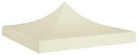 vidaXL Partytentdak 270 g/m² 2x2 m crème