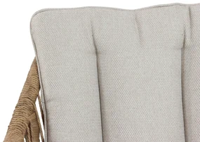 Tuinstoel Aluminium/rope Taupe-naturel-bruin Lifestyle Garden Furniture Marbella