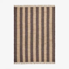 Rechthoekig Buitenkleed Van Jute En Katoen Serilda Bruin – Koffie & 200 X 300 Cm - Sklum
