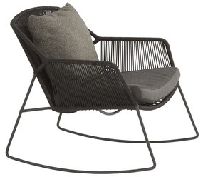 4 Seasons Outdoor Accor Rocking Chair Antraciet SALE  Loungestoel    antraciet weerbestendig