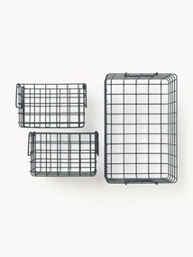 Metalen opbergmanden The Baskets, set van 3