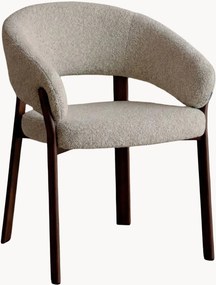 Chenille eetkamerstoel Colette