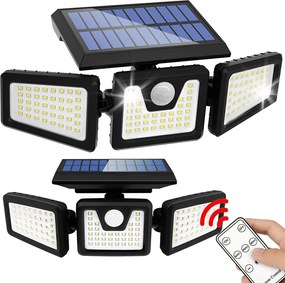 LED wandlamp op zonne-energie P60263