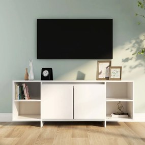 vidaXL Tv-meubel 130x35x50 cm spaanplaat wit
